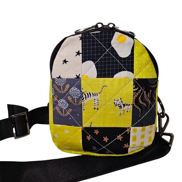 Mav Sling Patchwork Mini Sling Backpack: Ruby Star Society Crossbody Bag main image 6